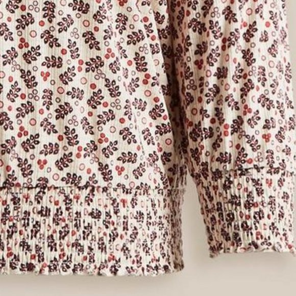 TORRID Sizes L, 1X, 3X, 4X, 5X, 6X -Choker Neck Smocked Bottom Top NEW - Picture 4 of 6